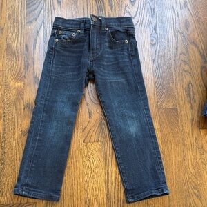 Boys Crewcuts Classic Slim Dark Wash 5 pocket Denim
